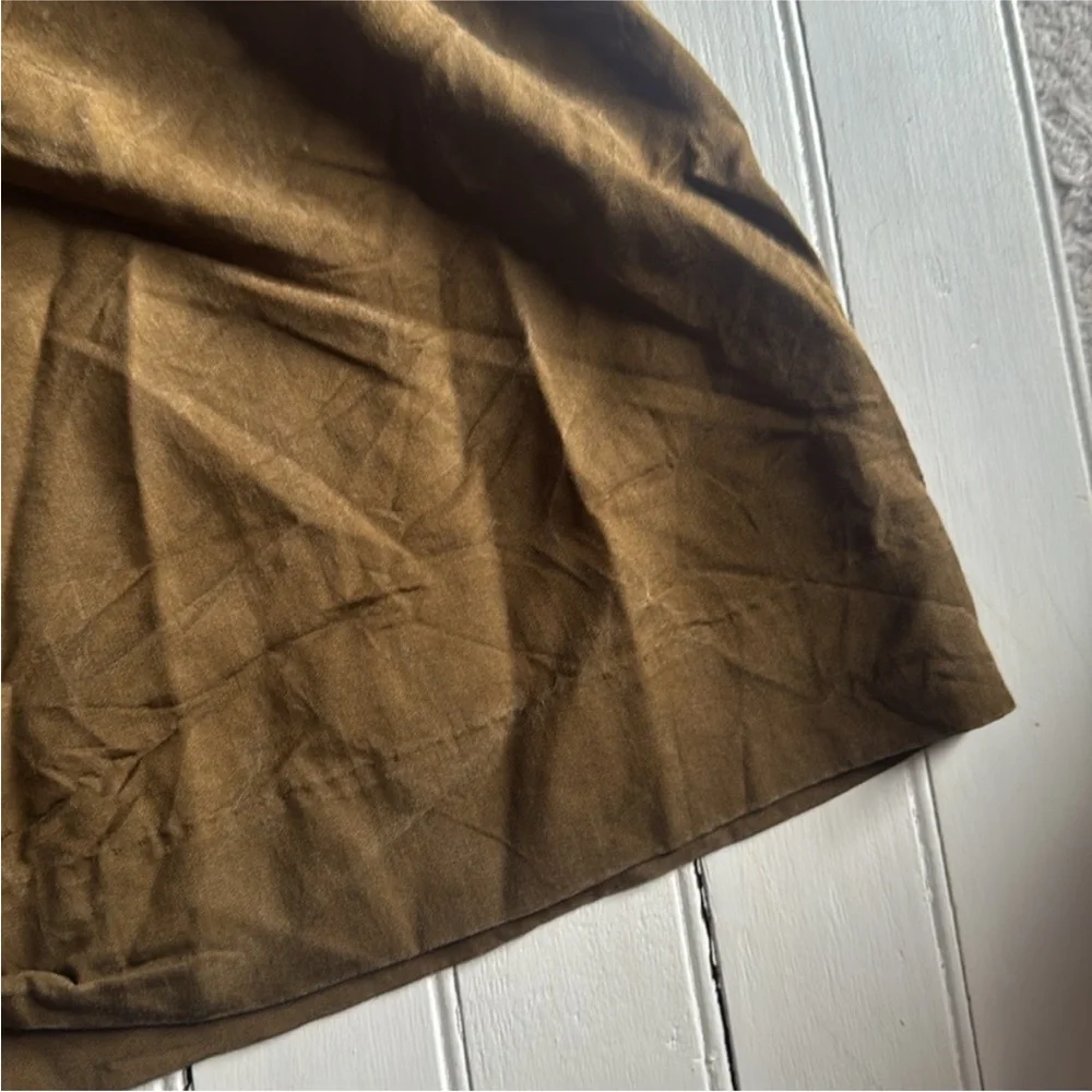 Banana Republic Belted Shorts Olive/Brown Size 12 - Picture 3 of 6